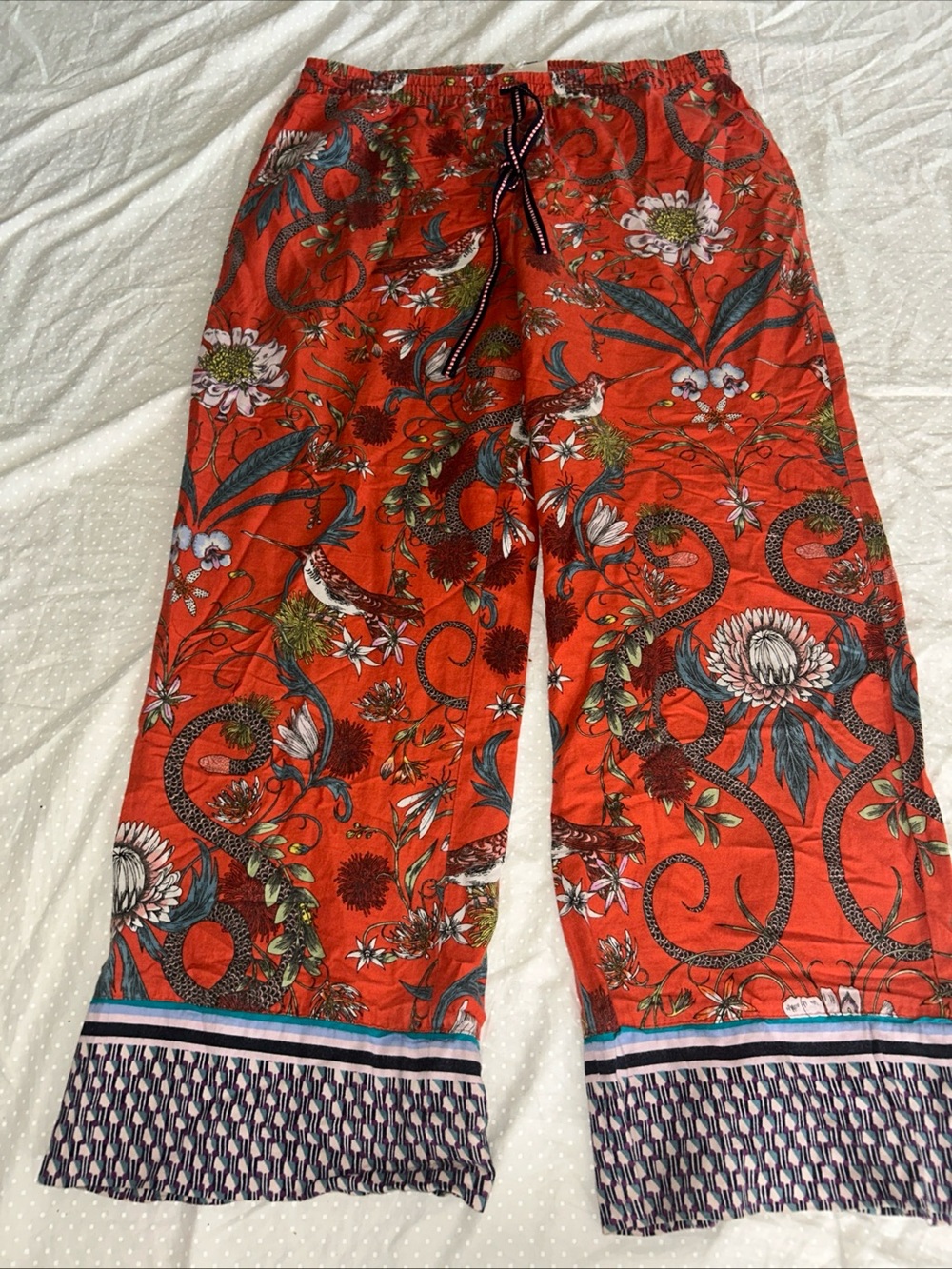 Anthropologie Victoria Garcia Sparrow Flannel Pajama Pants L
